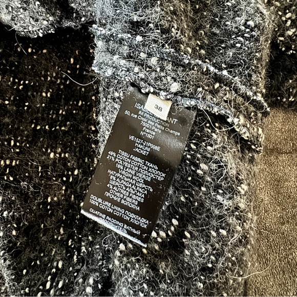 Isabel Marant Étoile Hakuni Cropped Bouclé Jacket | 38 - Picture 9 of 9